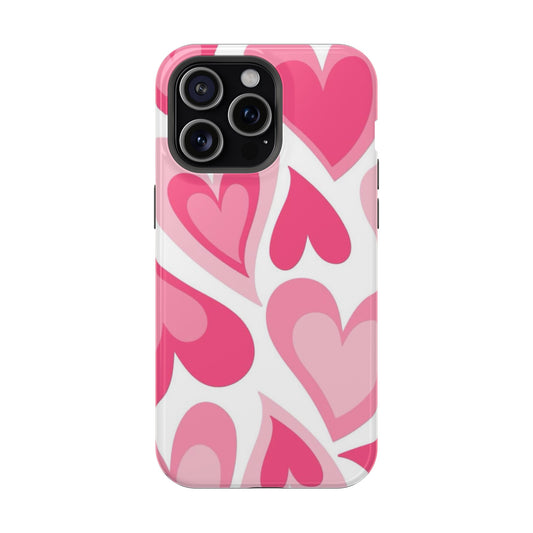 Pink Heart Premium Mobile Glass Case